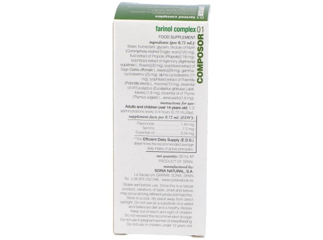 Soria Natural Composor 1 Farinol Complex Xxi