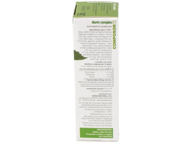 Soria Natural Composor 07 - Diurin Complex 50 Ml
