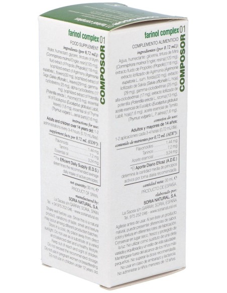 Soria Natural Composor 1 Farinol Complex Xxi