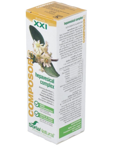 Soria Natural Composor 03 - Hepavesical 50Ml