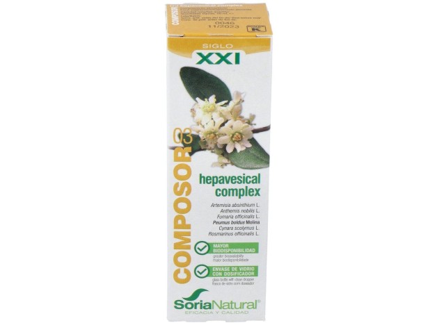 Soria Natural Composor 03 - Hepavesical 50Ml