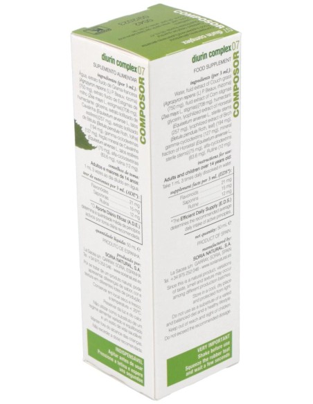 Soria Natural Composor 07 - Diurin Complex 50 Ml