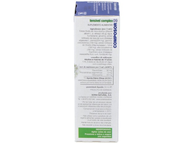 Soria Natural Composor 09 - Tensivel Complex 50Ml