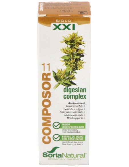 Soria Natural Composor 11 - Digeslan Complex 50Ml