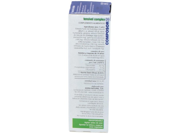 Soria Natural Composor 09 - Tensivel Complex 50Ml