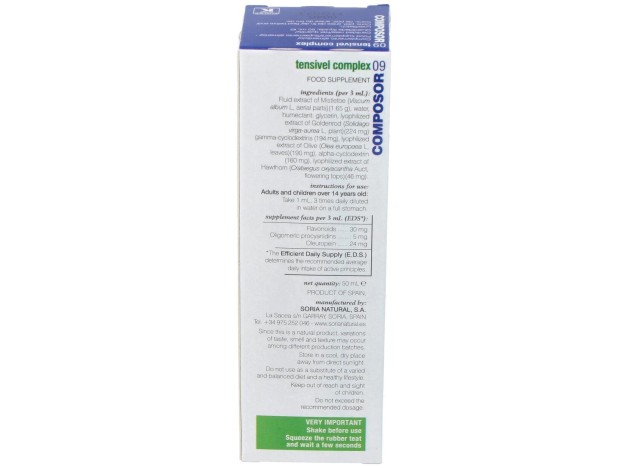 Soria Natural Composor 09 - Tensivel Complex 50Ml