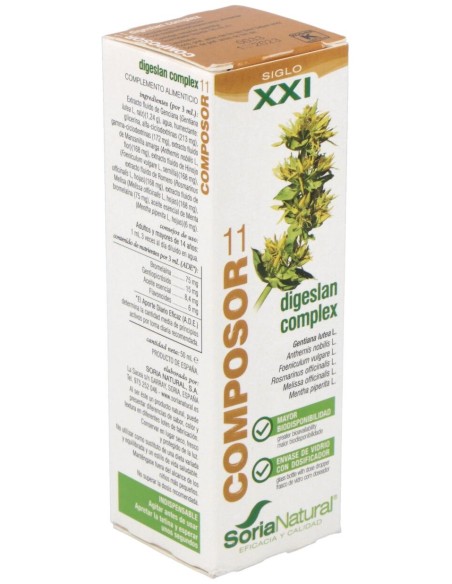 Soria Natural Composor 11 - Digeslan Complex 50Ml