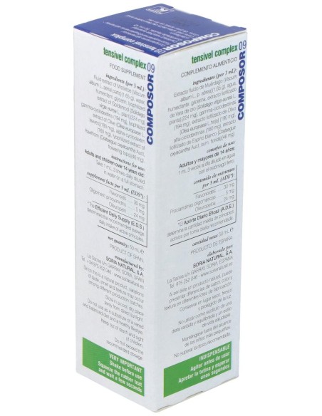 Soria Natural Composor 09 - Tensivel Complex 50Ml
