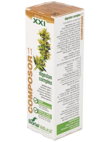 Soria Natural Composor 11 - Digeslan Complex 50Ml