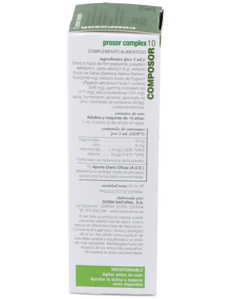 Composor 10 Prosor Complex Xxi 50Ml.