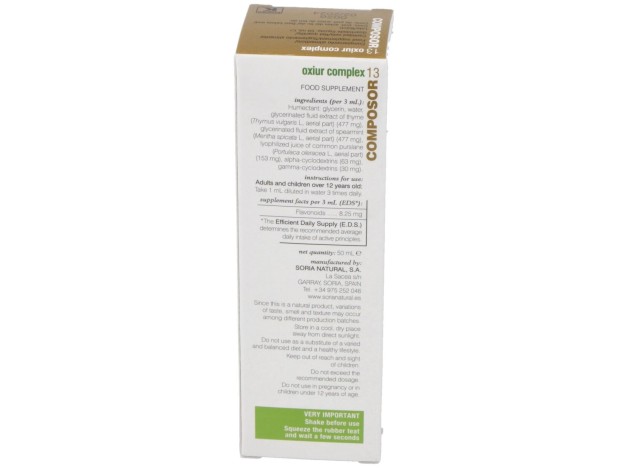 Soria Natural Composor 13 - Oxiur Complex 50Ml