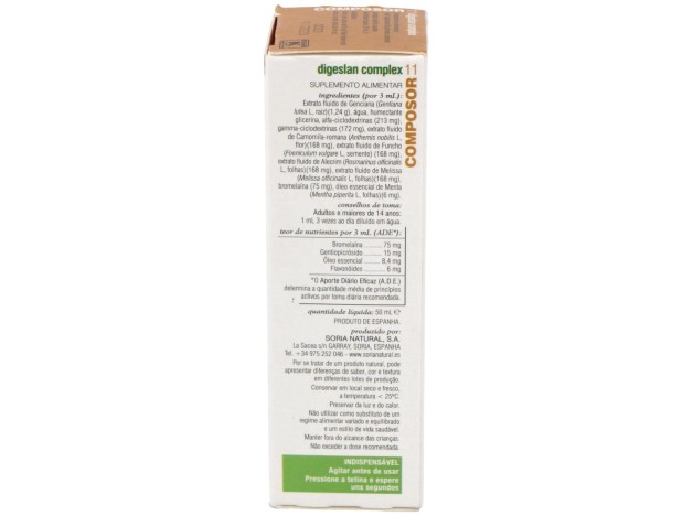 Soria Natural Composor 11 - Digeslan Complex 50Ml