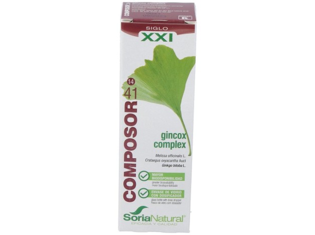 Soria Natural Composor 41 - Gincox Complex 50Ml