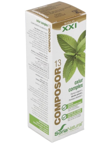 Soria Natural Composor 13 - Oxiur Complex 50Ml