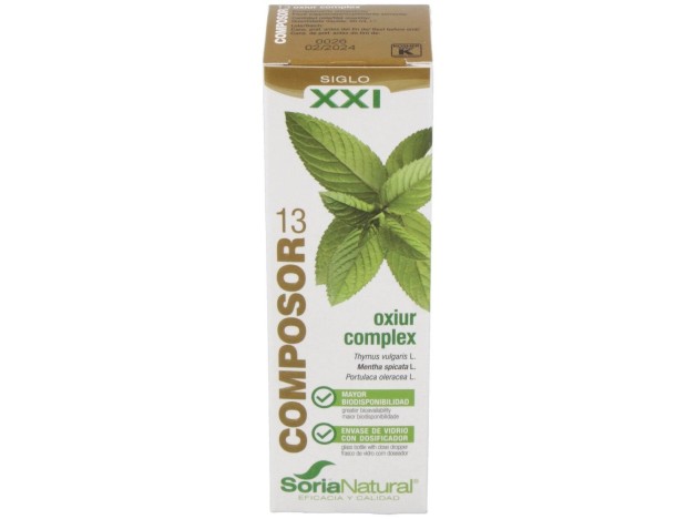 Soria Natural Composor 13 - Oxiur Complex 50Ml