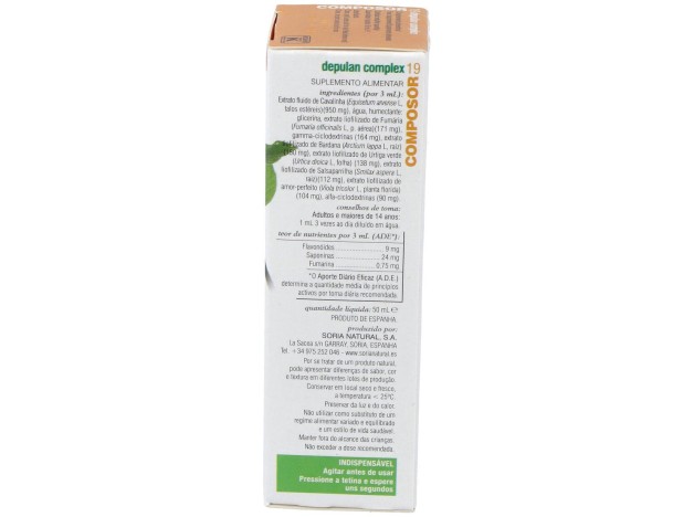 Soria Natural Composor 19 - Depulan Complex 50Ml