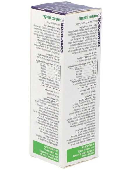 Soria Natural Composor 18 - Regastril Complex 50Ml