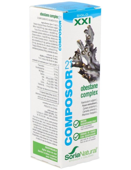 Soria Natural Composor 21 - Obestane Complex 50Ml