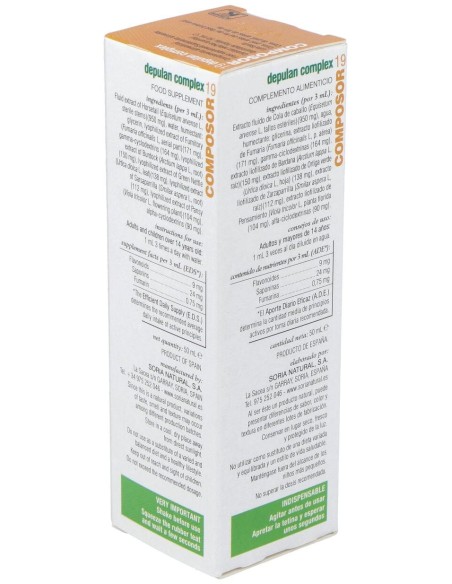 Soria Natural Composor 19 - Depulan Complex 50Ml