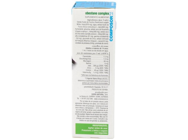 Soria Natural Composor 21 - Obestane Complex 50Ml
