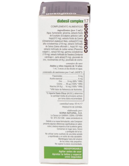 Soria Complemento Composor 17 Xxi Diabesil Complex