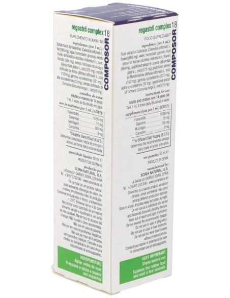 Soria Natural Composor 18 - Regastril Complex 50Ml