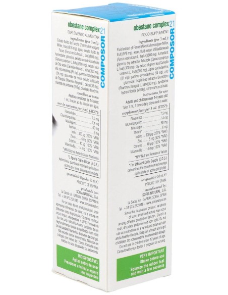 Soria Natural Composor 21 - Obestane Complex 50Ml