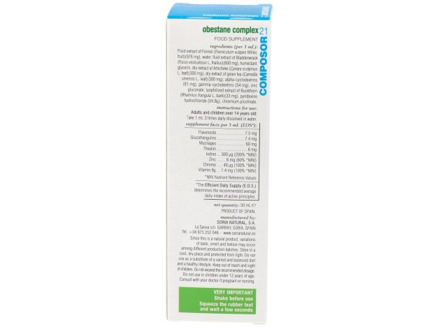 Soria Natural Composor 21 - Obestane Complex 50Ml