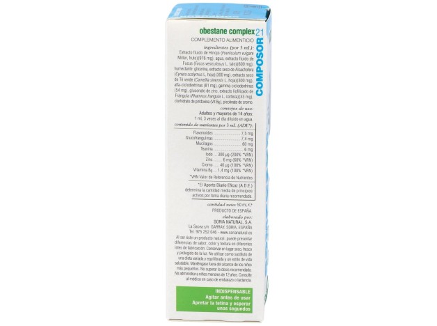 Soria Natural Composor 21 - Obestane Complex 50Ml