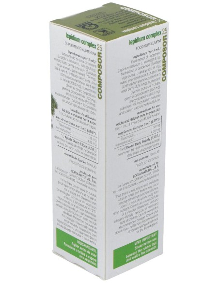 Soria Natural Composor 25 - Lepidium Complex 50Ml