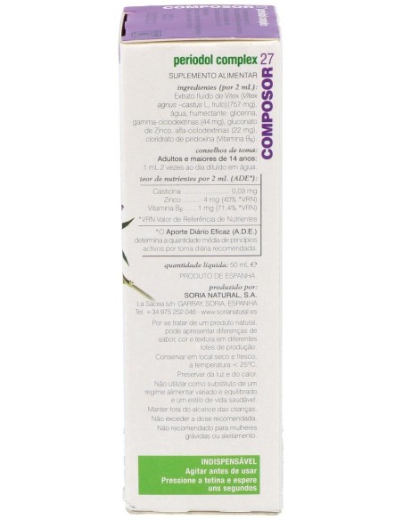 Soria Natural Composor 27 Periodol Complex 50Ml