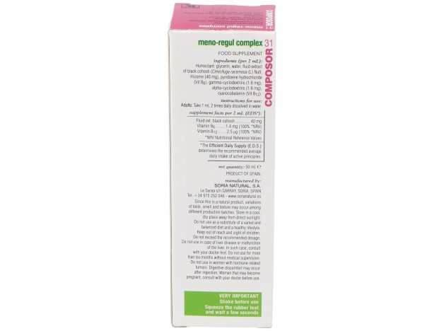 Composor 31 Meno-Regul Complex Xxi 50Ml.
