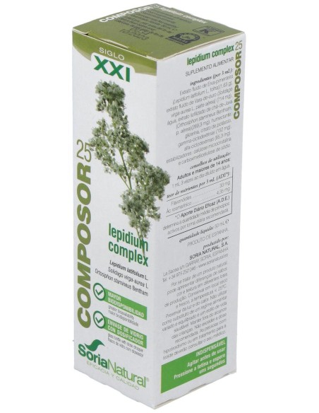 Soria Natural Composor 25 - Lepidium Complex 50Ml