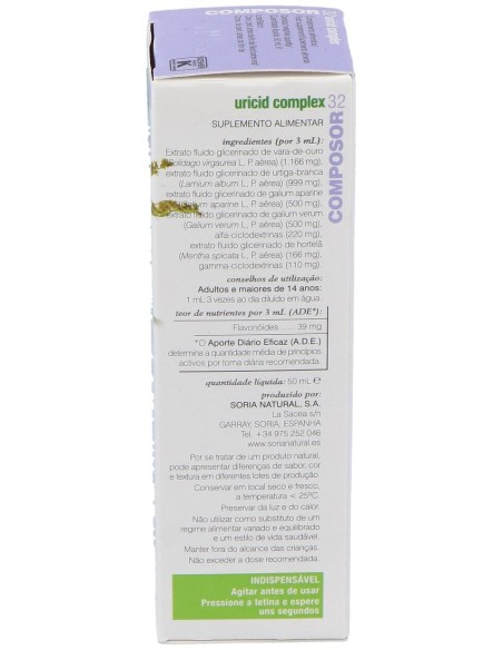 Composor 32 Uricid Complex Xxi 50Ml.