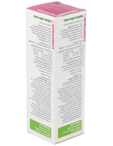 Composor 31 Meno-Regul Complex Xxi 50Ml.