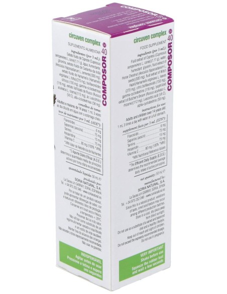 Soria Natural Composor 40 - Circuven Complex 50Ml