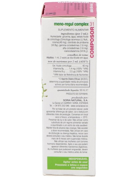 Composor 31 Meno-Regul Complex Xxi 50Ml.