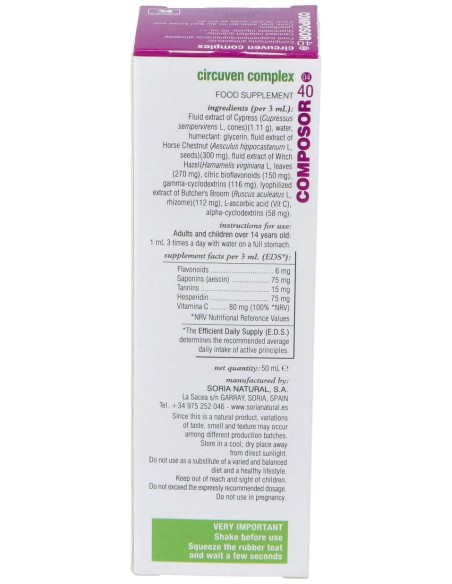 Soria Natural Composor 40 - Circuven Complex 50Ml