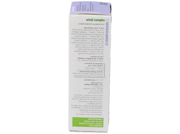 Composor 32 Uricid Complex Xxi 50Ml.