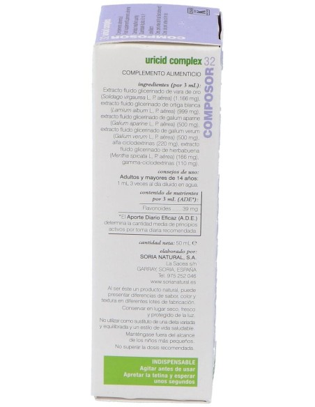 Composor 32 Uricid Complex Xxi 50Ml.