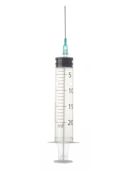 Jeringa De Tres Cuerpos Con Aguja Ico Plus