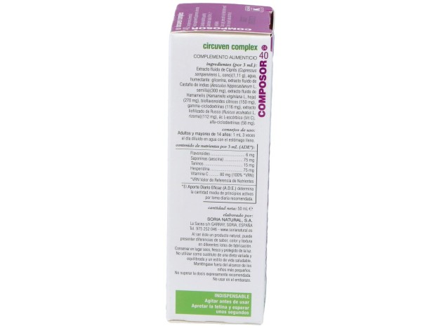 Soria Natural Composor 40 - Circuven Complex 50Ml