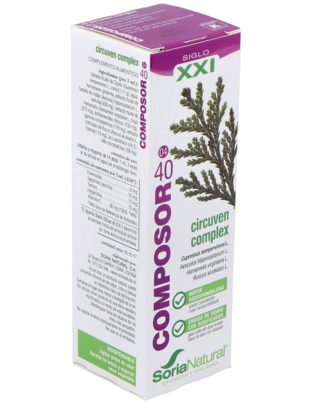 Soria Natural Composor 40 - Circuven Complex 50Ml