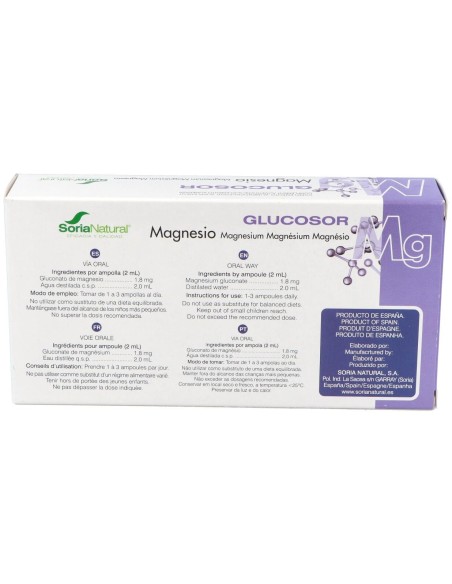 Glucosor Magnesio 28 Ampo Soria Natural