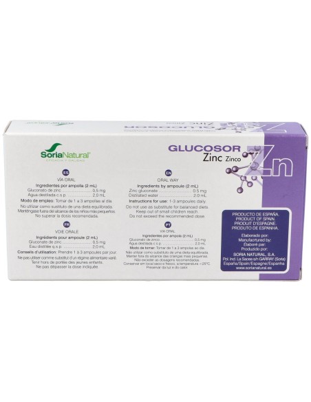 Glucosor Zinc 28Amp.
