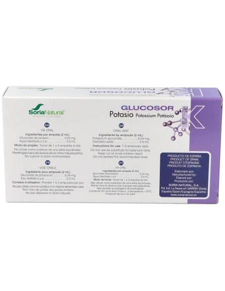 Soria Natural Glucosor Potasio 28X2Ml