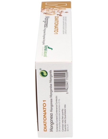 Soria Natural Diatonato 1 Mn 28 Ampollas