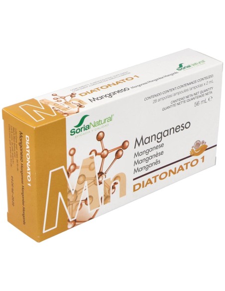 Soria Natural Diatonato 1 Mn 28 Ampollas