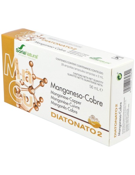 Soria Natural Diatonato 2 Manganeso Cobre 28X2Ml
