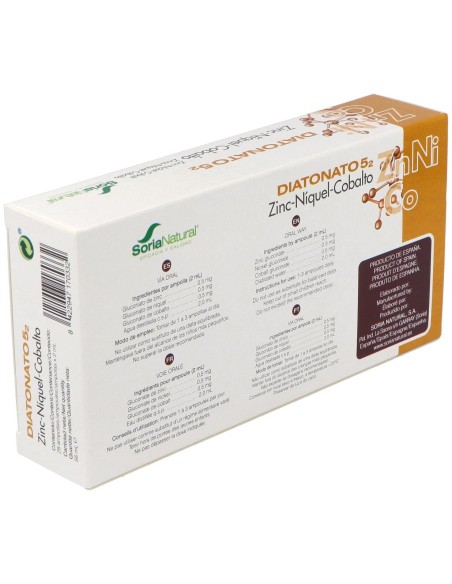 Diatonato 5/2 Zinc-Niquel-Cobalto 28Viales